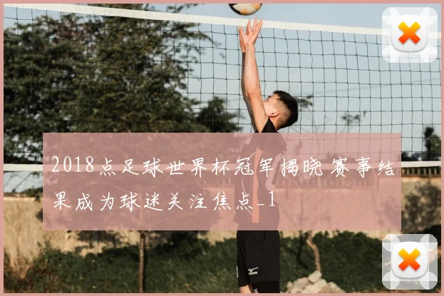 2018点足球世界杯冠军揭晓 赛事结果成为球迷关注焦点_1